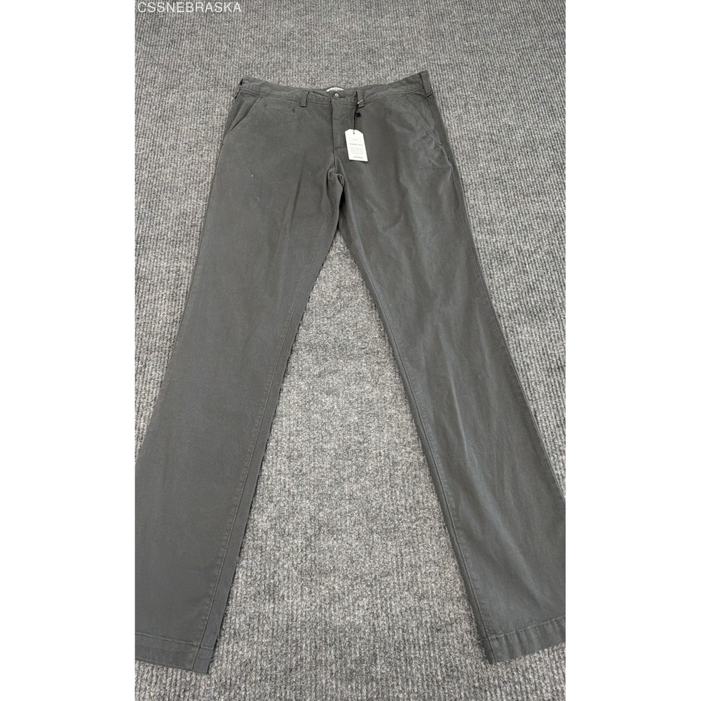 Express Gray Express Men's Pants Casual Dress Flat Front - Size 34x36